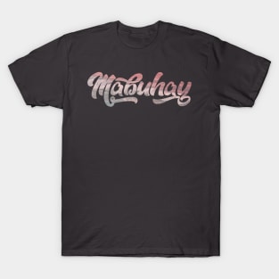 Mabuhay Cursive Waves T-Shirt